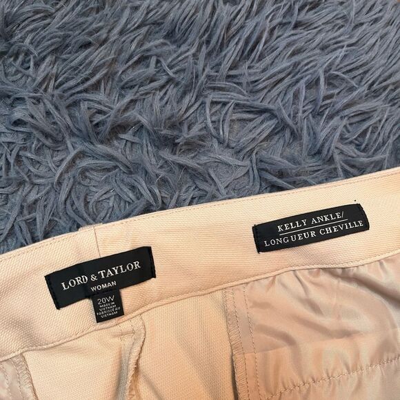Lord & Taylor Beige Straight Leg Career Pants Size 20W NWT - Picture 3 of 7